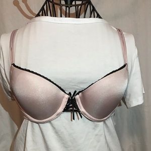 Sexy and Flirty Pink and Black 34A Bra